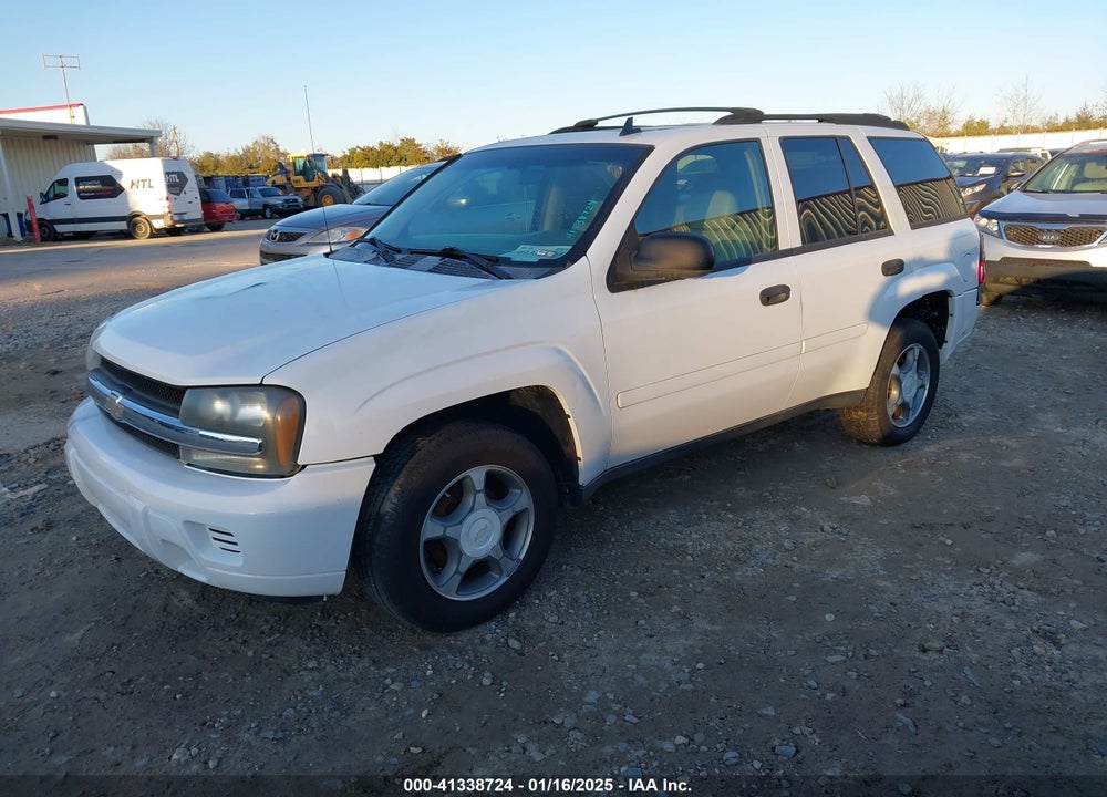 2007 CHEVROLET TRAILBLAZER LS VIN: 1GNDS13S672127727