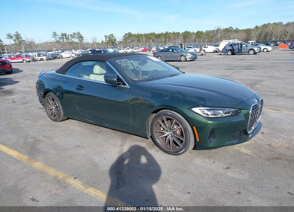 2021 BMW 430I VIN: WBA23AT08MCG80445