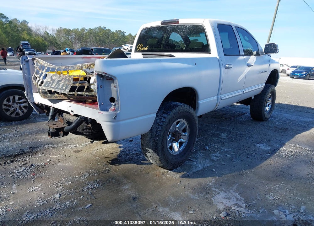 2006 DODGE RAM 2500 SLT/TRX4 OFF ROAD/SPORT/POWER WAGON VIN: 1D7KS28C06J138062