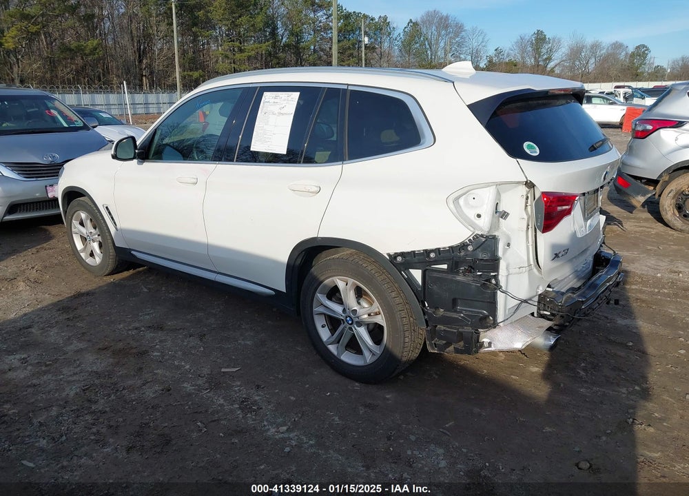 2019 BMW X3 SDRIVE30I VIN: 5UXTR7C50KLR49521