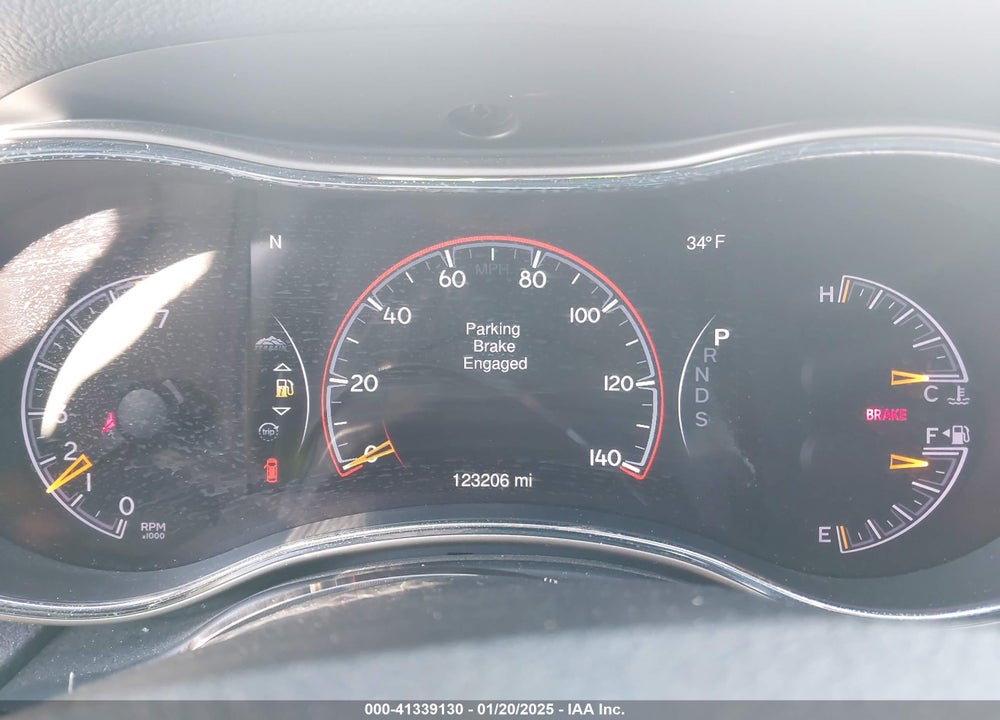 2015 JEEP GRAND CHEROKEE LIMITED VIN: 1C4RJFBG9FC803088