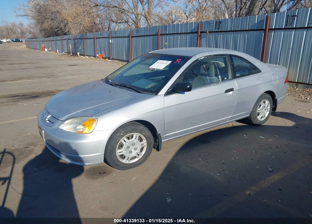 2001 HONDA CIVIC LX VIN: 1HGEM21531L032748