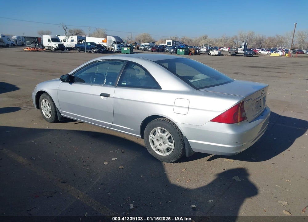 2001 HONDA CIVIC LX VIN: 1HGEM21531L032748