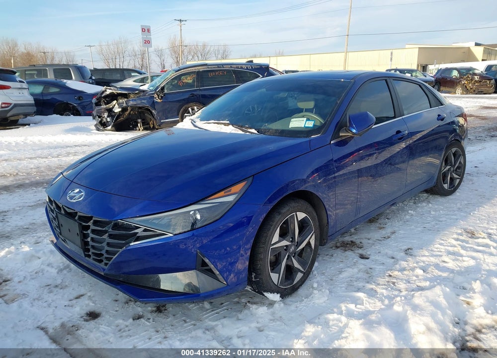 2021 HYUNDAI ELANTRA VIN: 5NPLN4AG6MH011773