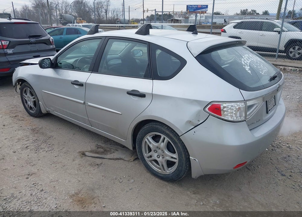 2008 SUBARU IMPREZA 2.5I VIN: JF1GH61638H819228