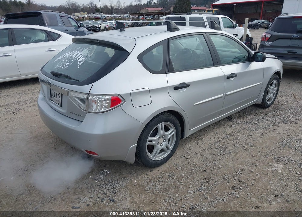 2008 SUBARU IMPREZA 2.5I VIN: JF1GH61638H819228