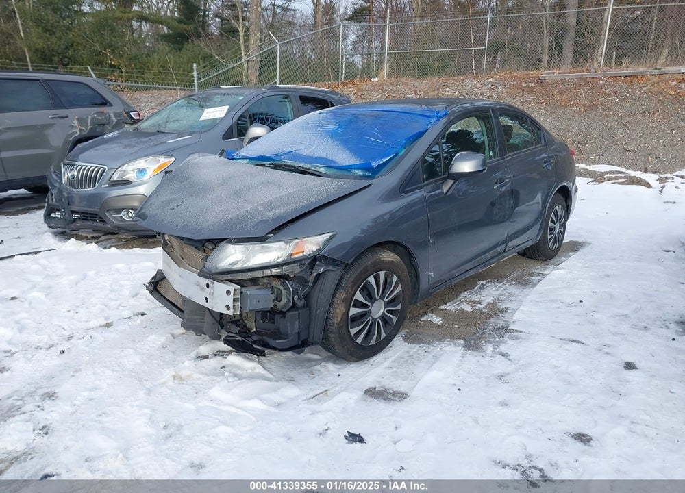 2013 HONDA CIVIC LX VIN: 19XFB2E54DE009964