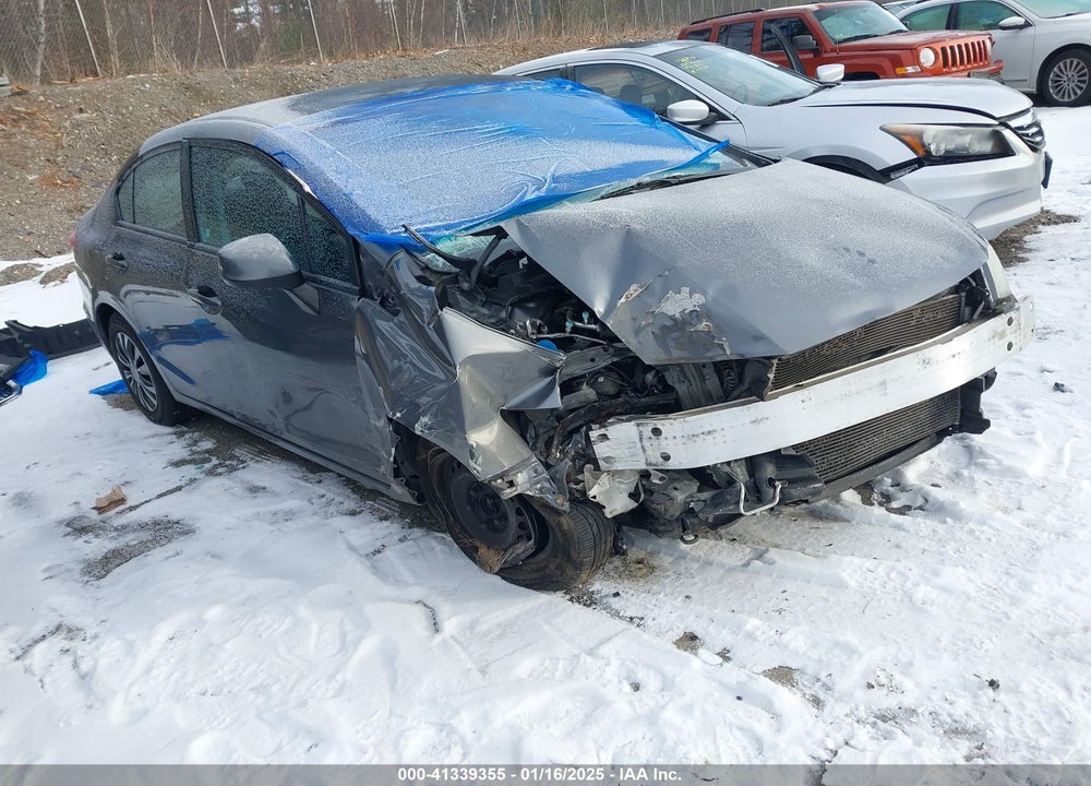 2013 HONDA CIVIC LX VIN: 19XFB2E54DE009964