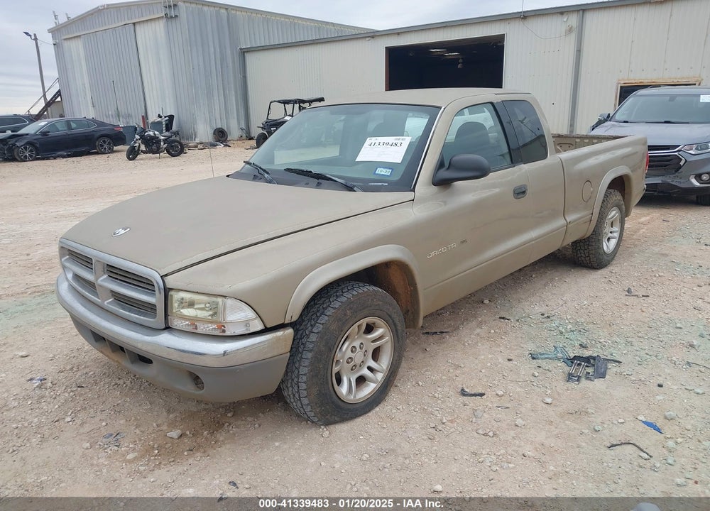 2002 DODGE DAKOTA SLT VIN: 1B7GL42N42S570015