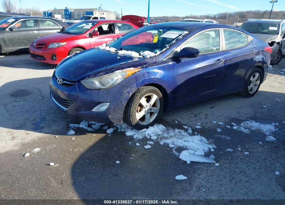 2013 HYUNDAI ELANTRA GLS VIN: 5NPDH4AE1DH384505