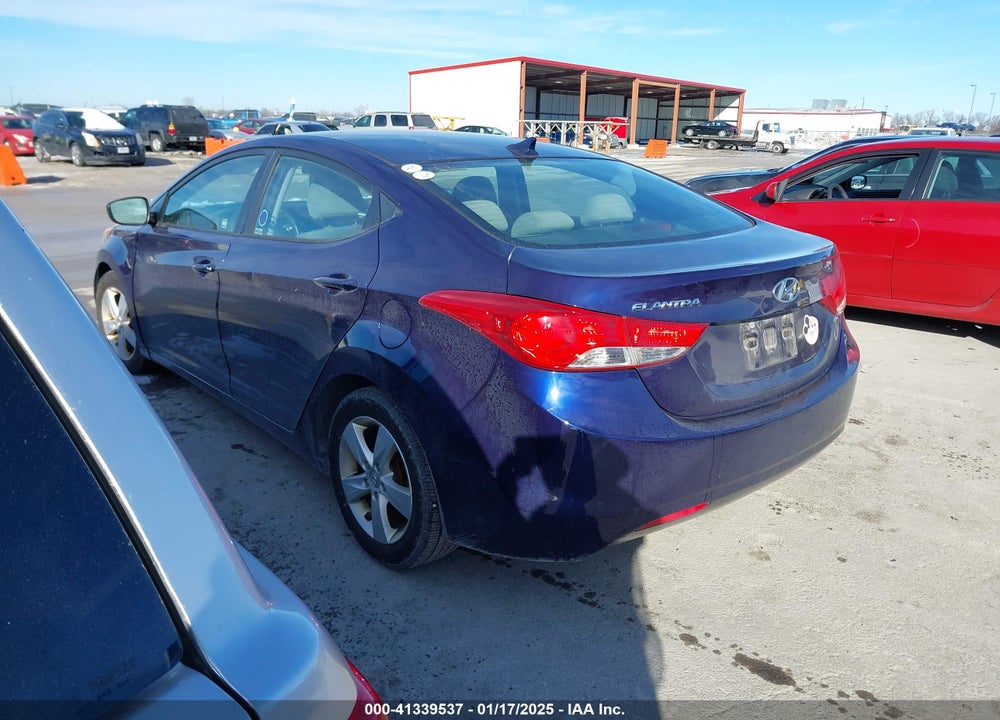 2013 HYUNDAI ELANTRA GLS VIN: 5NPDH4AE1DH384505