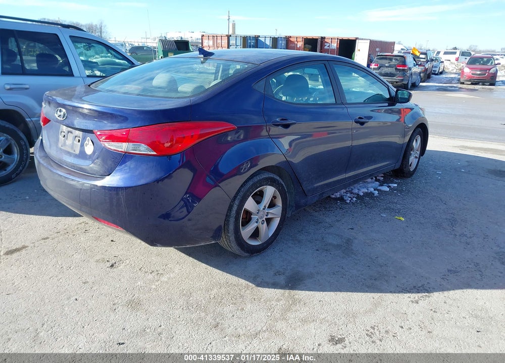 2013 HYUNDAI ELANTRA GLS VIN: 5NPDH4AE1DH384505
