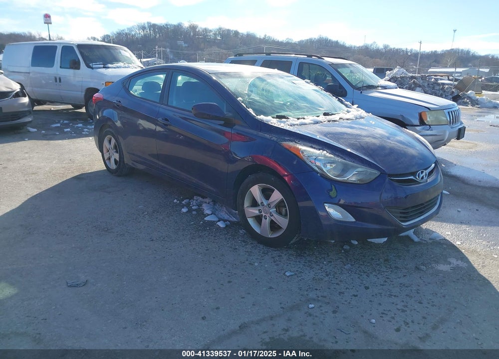 2013 HYUNDAI ELANTRA GLS VIN: 5NPDH4AE1DH384505