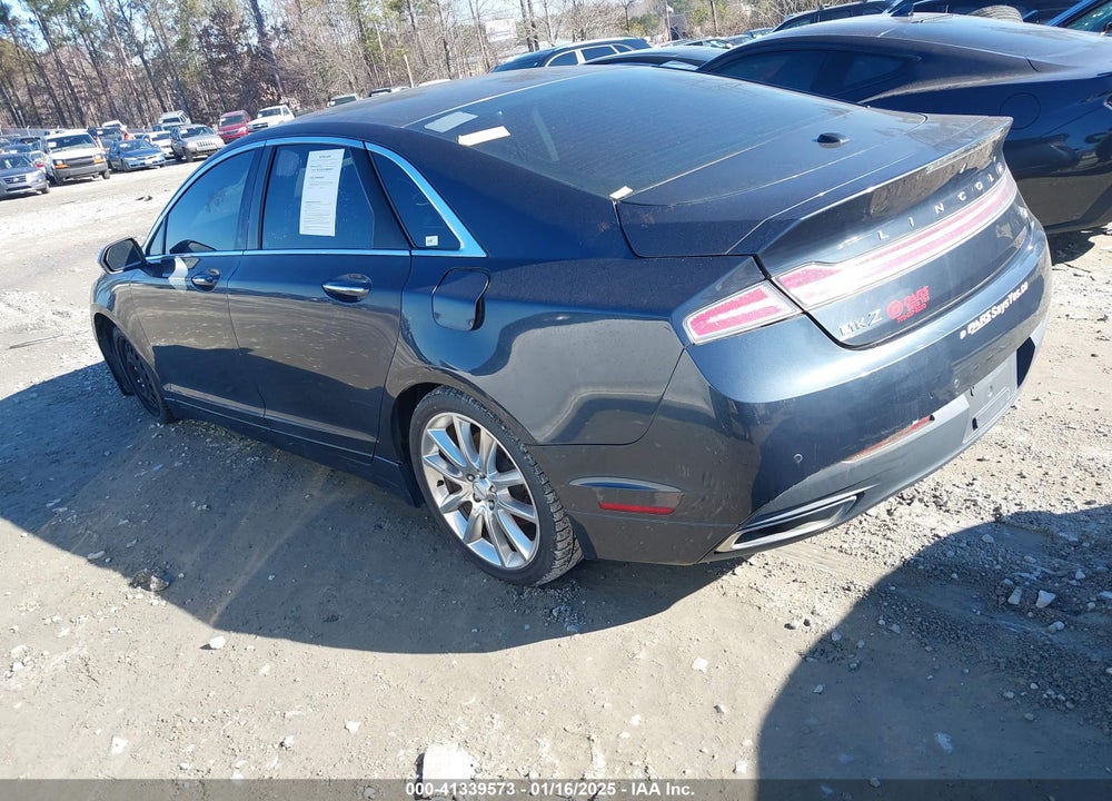 2014 LINCOLN MKZ VIN: 3LN6L2GKXER825454