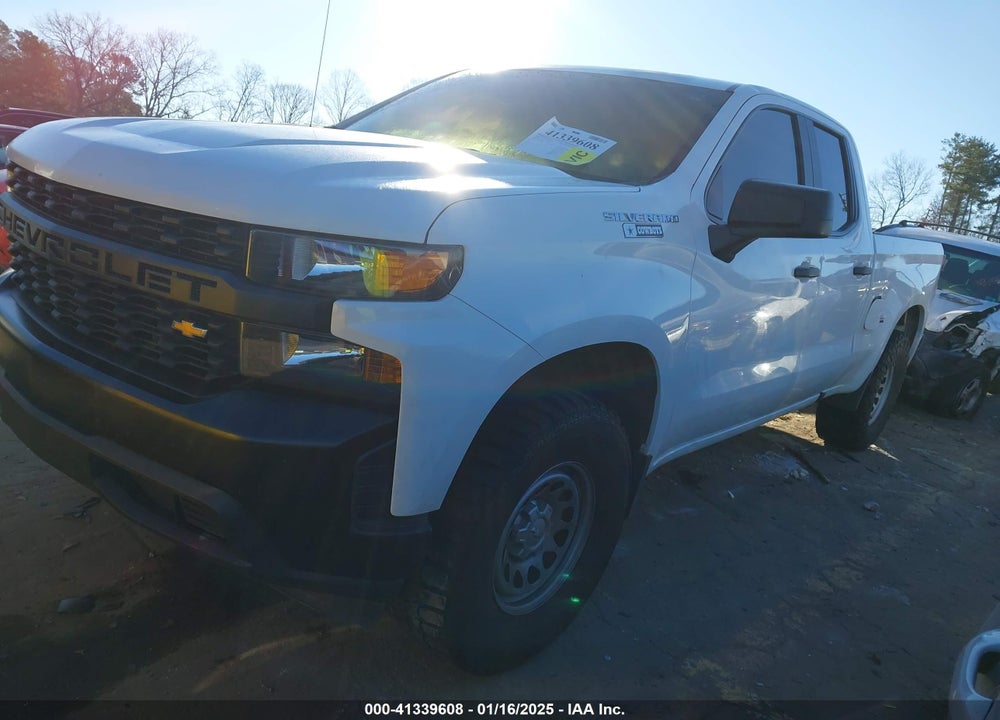 2020 CHEVROLET SILVERADO 1500 2WD STANDARD BED WT VIN: 1GCRWAEFXLZ321164
