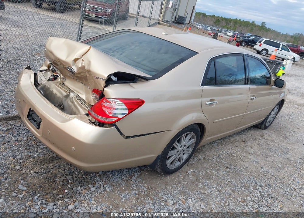 2010 TOYOTA AVALON LIMITED VIN: 4T1BK3DBXAU365050