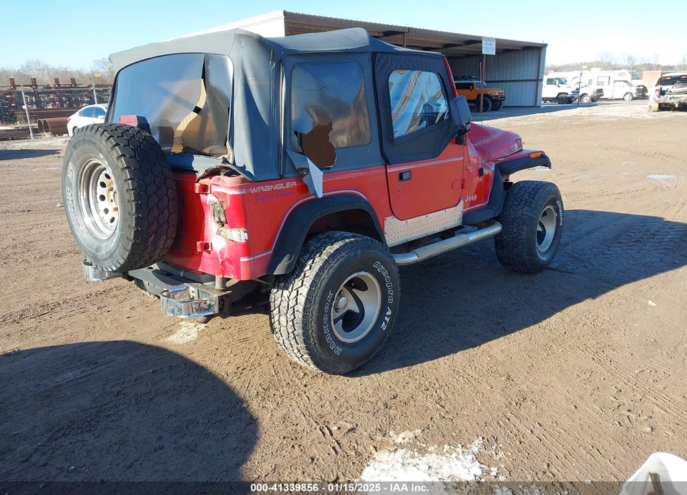 1995 JEEP WRANGLER / YJ S/RIO GRANDE VIN: 1J4FY19P8SP241284