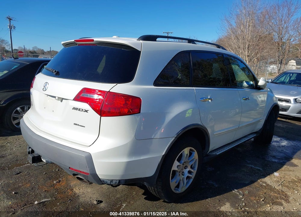 2009 ACURA MDX TECHNOLOGY PACKAGE VIN: 2HNYD28649H509619