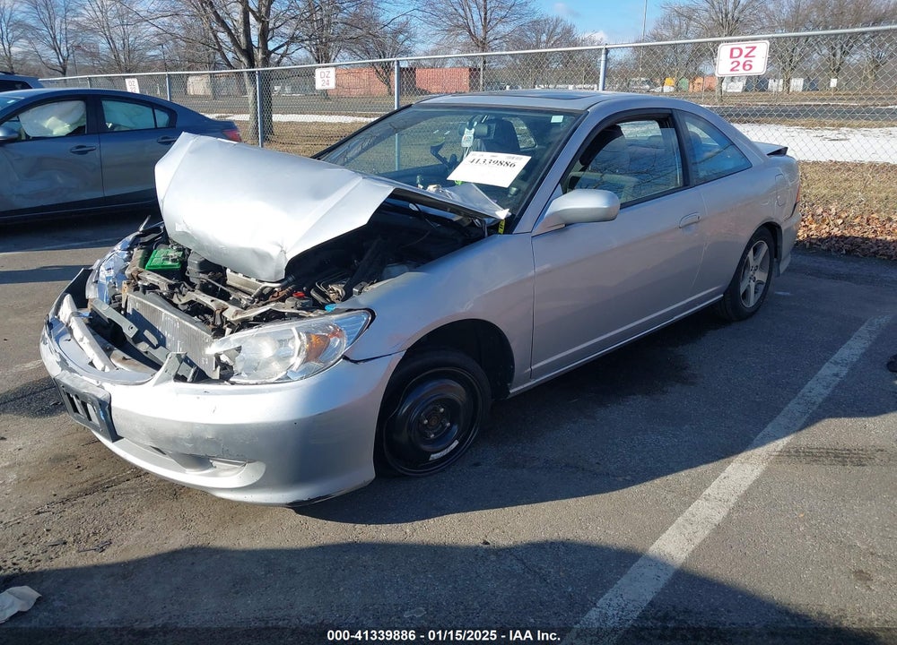 2005 HONDA CIVIC EX VIN: 1HGEM22955L030443