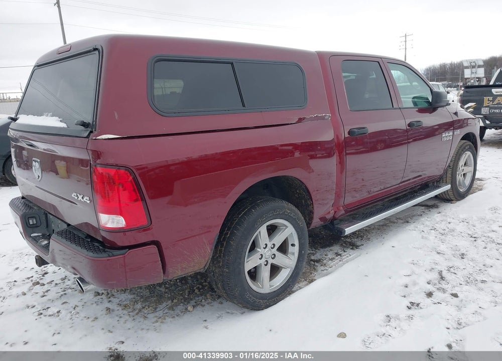 2017 RAM 1500 EXPRESS 4X4 5'7 BOX VIN: 1C6RR7KT0HS625678