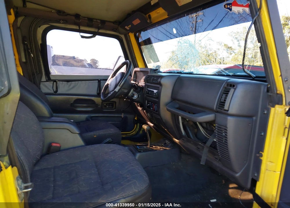 2001 JEEP WRANGLER SPORT VIN: 1J4FA49S91P363287