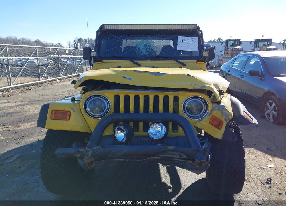 2001 JEEP WRANGLER SPORT VIN: 1J4FA49S91P363287