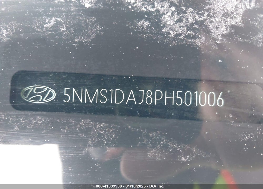 2023 HYUNDAI SANTA FE VIN: 5NMS1DAJ8PH501006