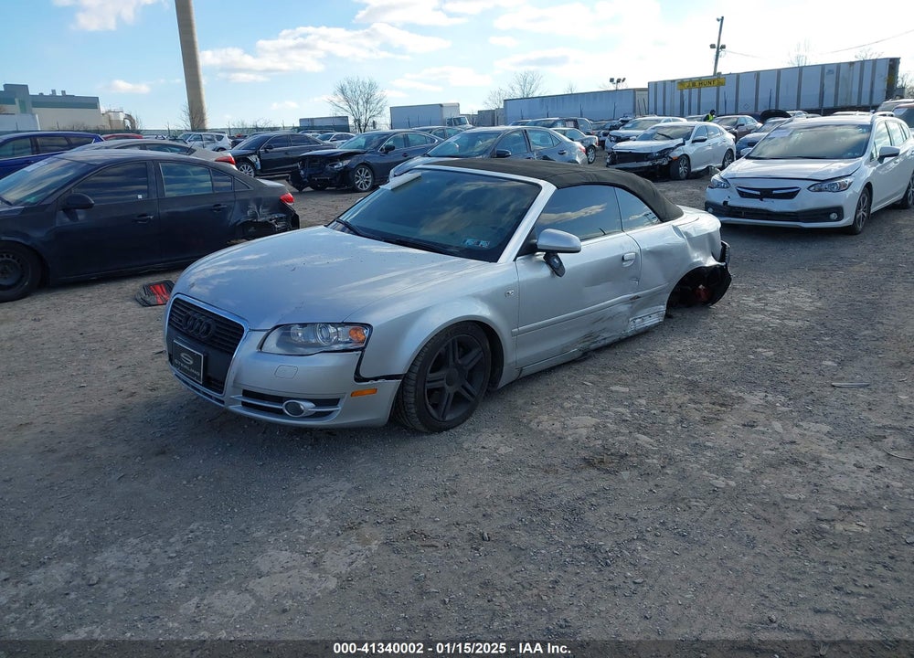 2008 AUDI A4 2.0T VIN: WAUDF48H88K004554