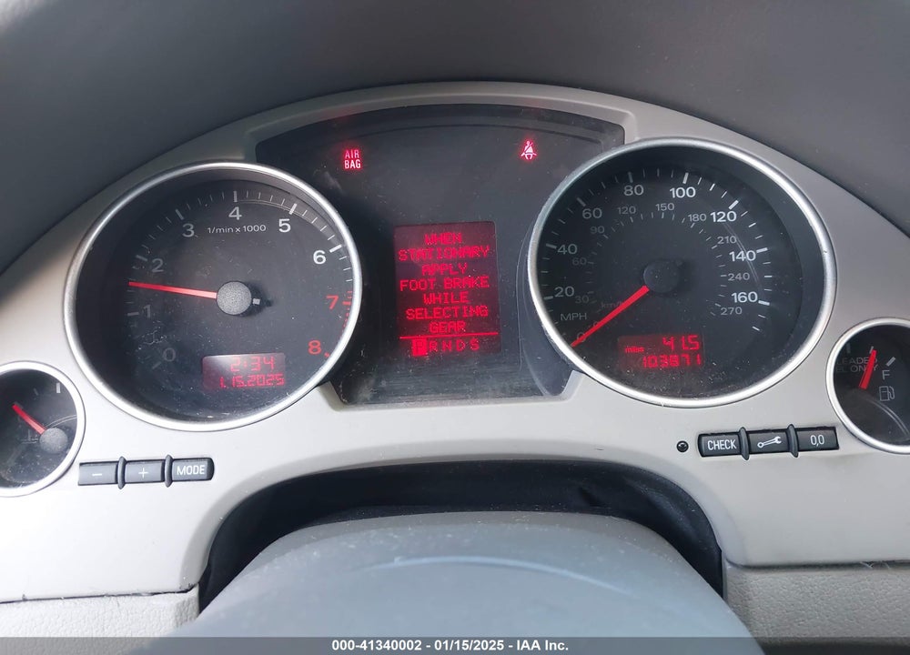 2008 AUDI A4 2.0T VIN: WAUDF48H88K004554