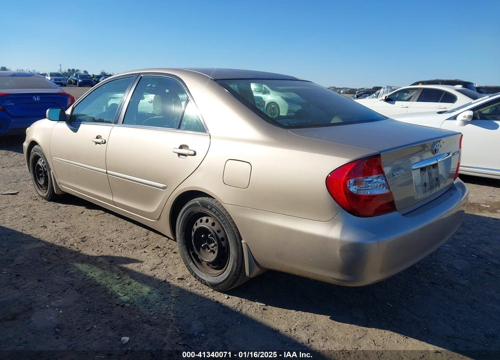 2003 TOYOTA CAMRY XLE VIN: 4T1BE32K43U123903