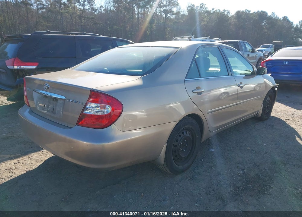 2003 TOYOTA CAMRY XLE VIN: 4T1BE32K43U123903