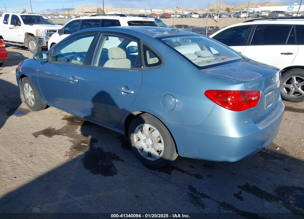 2007 HYUNDAI ELANTRA GLS/LIMITED/SE VIN: KMHDU46D67U155836
