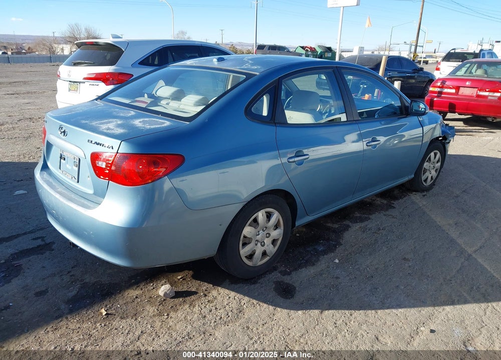2007 HYUNDAI ELANTRA GLS/LIMITED/SE VIN: KMHDU46D67U155836