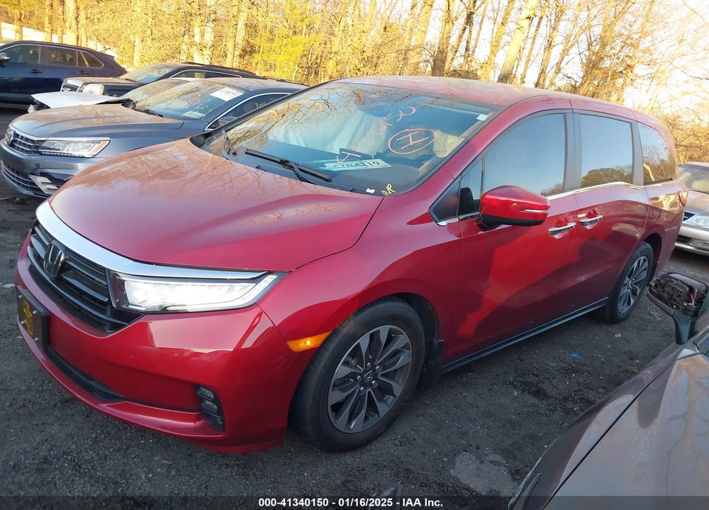 2022 HONDA ODYSSEY VIN: 5FNRL6H78NB049832