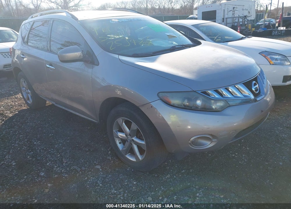 2009 NISSAN MURANO SL VIN: JN8AZ18W59W214764
