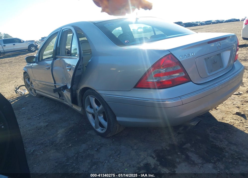 2005 MERCEDES-BENZ C 230 KOMPRESSOR SPORT VIN: WDBRF40J65A692111