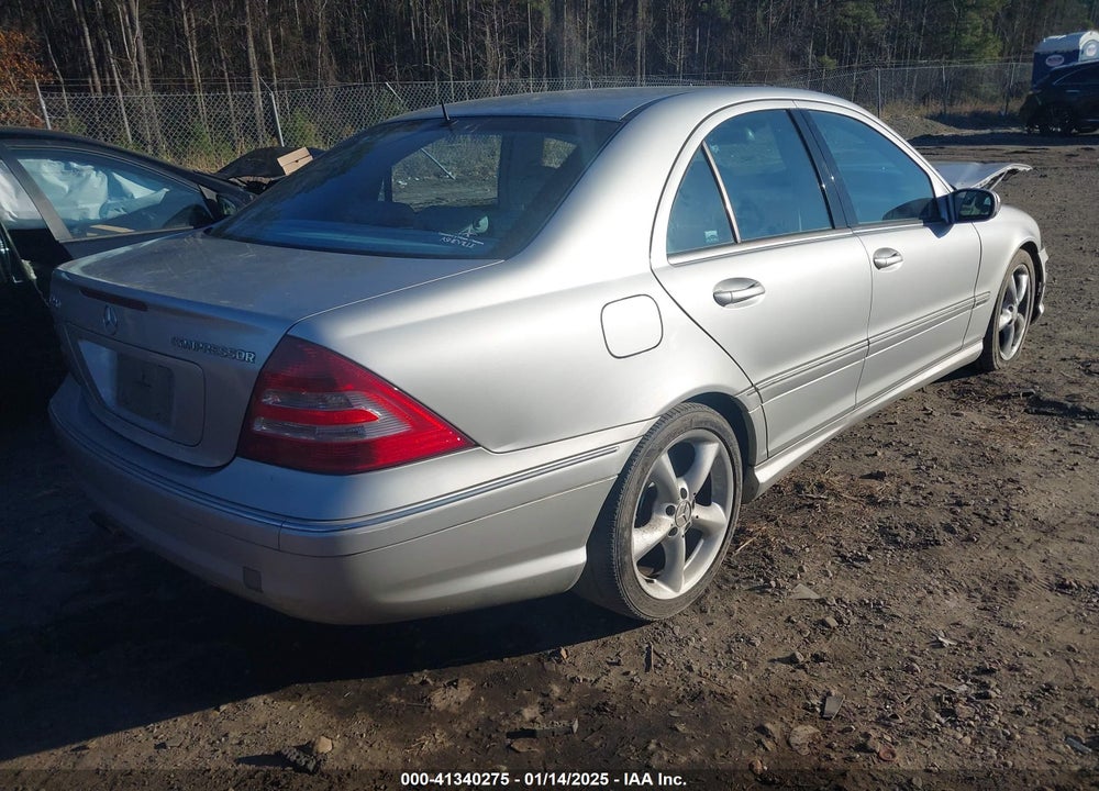 2005 MERCEDES-BENZ C 230 KOMPRESSOR SPORT VIN: WDBRF40J65A692111