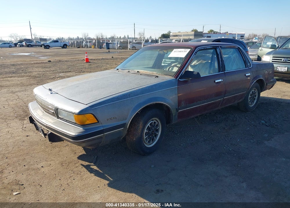1990 BUICK CENTURY CUSTOM VIN: 3G4AH54N0LS619304