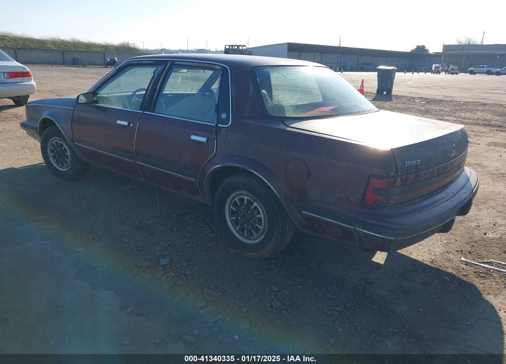 1990 BUICK CENTURY CUSTOM VIN: 3G4AH54N0LS619304