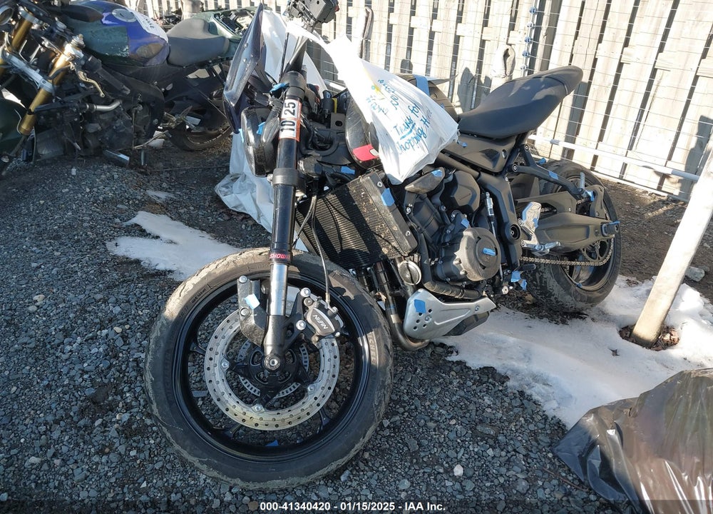 2023 TRIUMPH MOTORCYCLE TRIDENT 660 VIN: SMTL10ULXPTBK3204