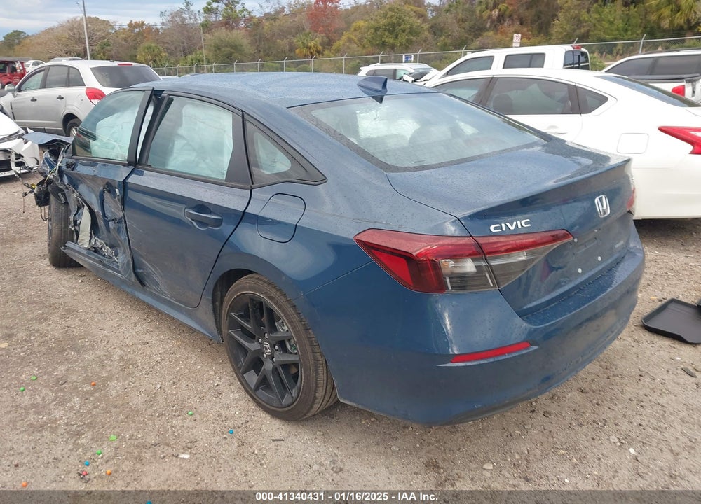 2025 HONDA CIVIC VIN: 2HGFE4F85SH319314