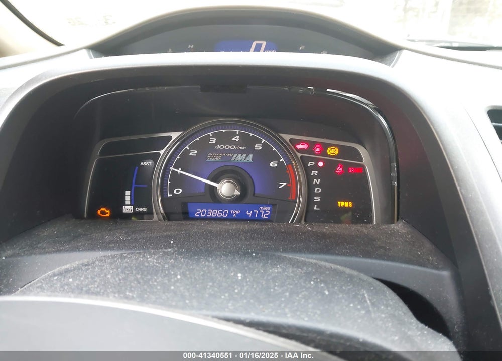 2008 HONDA CIVIC HYBRID VIN: JHMFA36238S014538