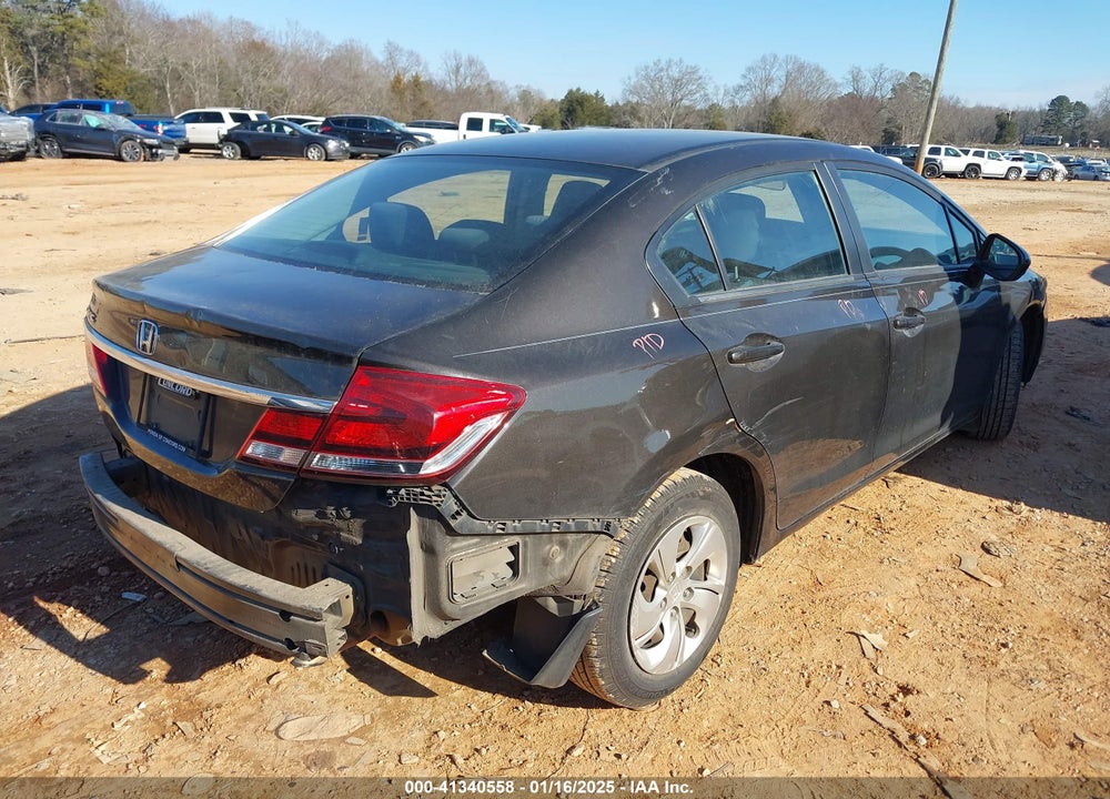 2014 HONDA CIVIC VIN: 2HGFB2F54EH517650