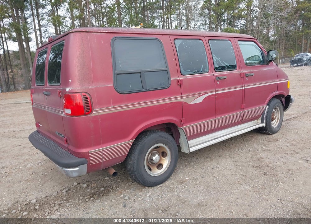 2001 DODGE RAM VAN 1500 CONVERSION VIN: 2B6HB11X11K550262