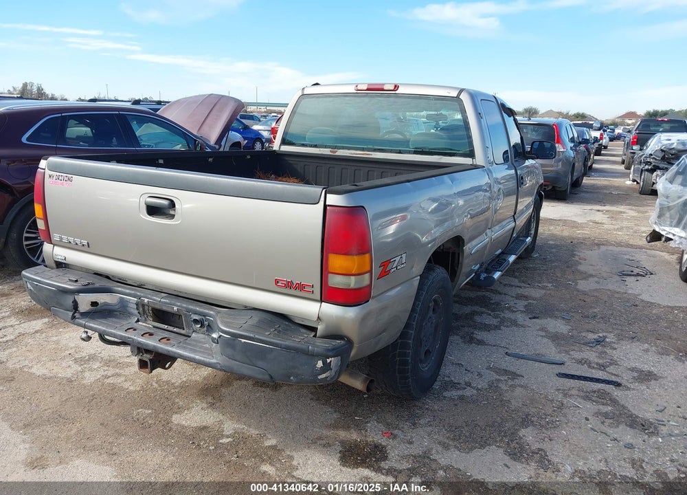 2001 GMC SIERRA 1500 SLE VIN: 1GTEK19T61Z192959