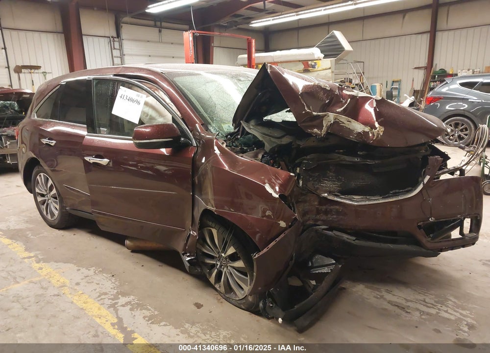 2014 ACURA MDX TECHNOLOGY PACKAGE VIN: 5FRYD3H45EB020851
