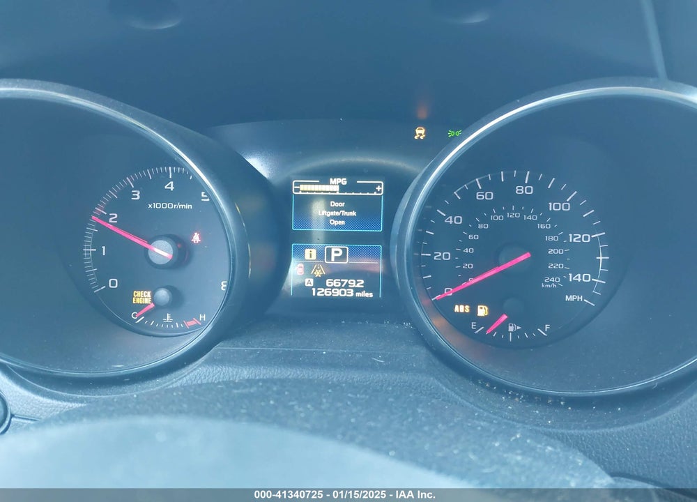 2015 SUBARU LEGACY VIN: 4S3BNAA69F3014361