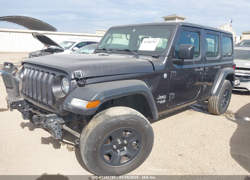 2020 JEEP WRANGLER UNLIMITED SPORT 4X4 VIN: 1C4HJXDN2LW155455