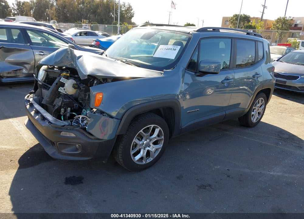 2018 JEEP RENEGADE LATITUDE FWD VIN: ZACCJABB8JPH35240