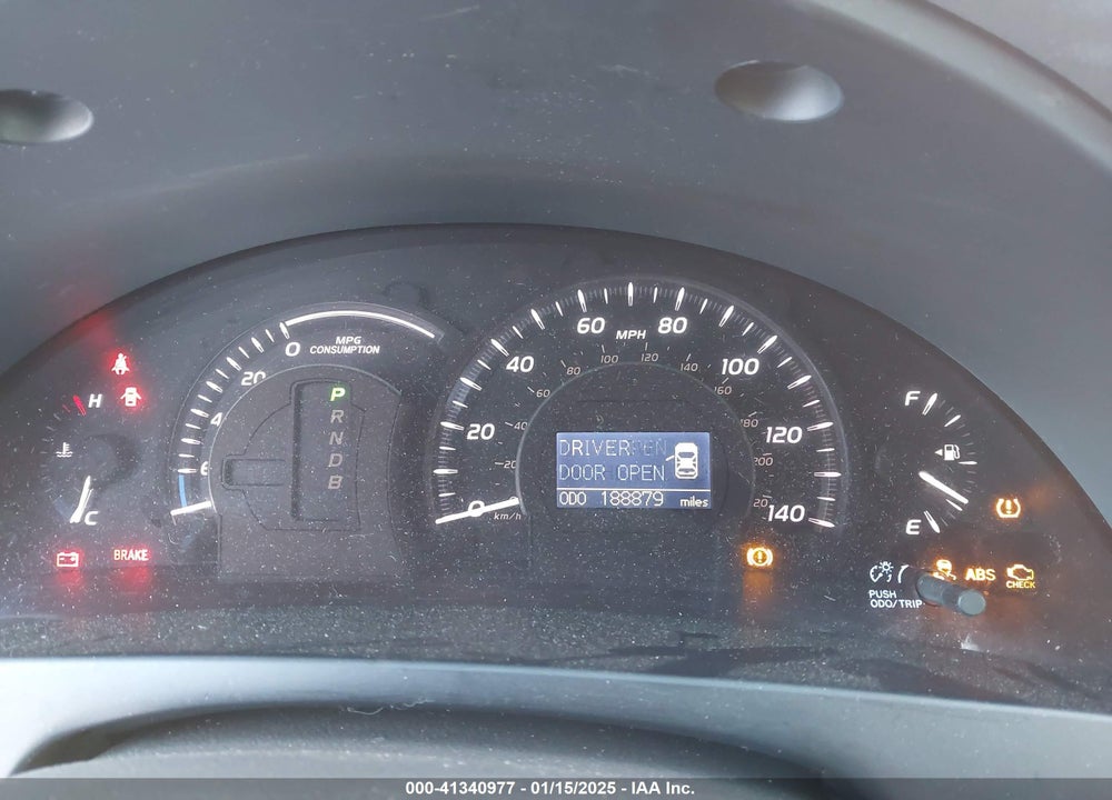 2007 TOYOTA CAMRY HYBRID VIN: JTNBB46K073039419